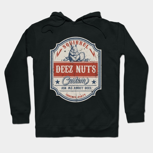 Deez Nuts Vintage Hoodie by redfancy